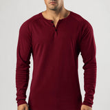 Slim Fit Long-Sleeve Henley