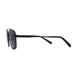 Shinola // Men's Pilot SH2100S 001Sunglasses // Matte Black + Grey Lenses