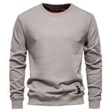 Crewneck Solid Sweatshirt