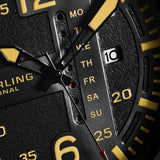 Stuhrling Original Aeronaut Japanese Aviator Quartz // 3916.3
