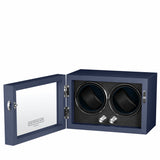 Oxford Guardian // Dual Slot Watch Winder // Blue