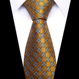 Men's Necktie // Golden Mosaic