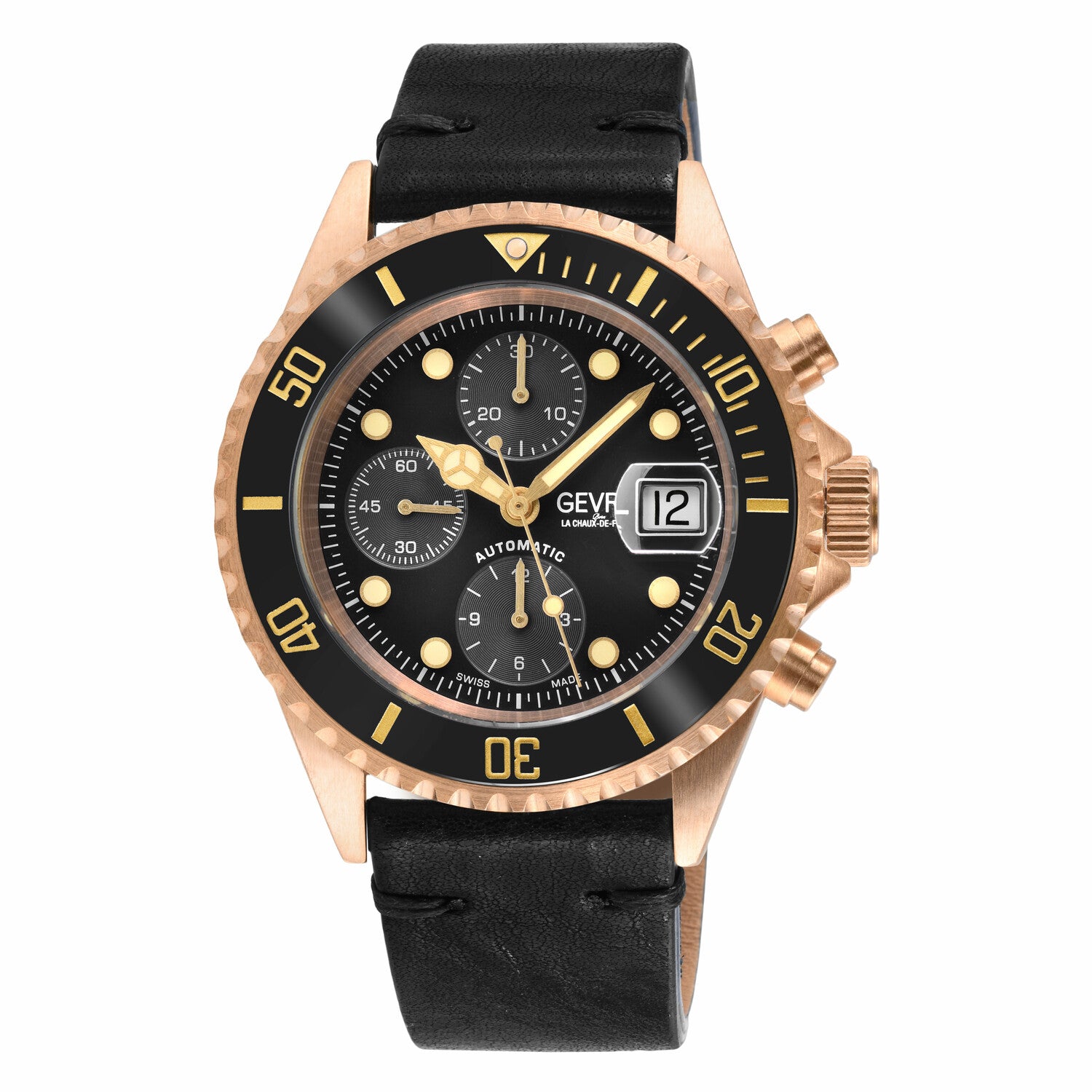 Gevril Wallstreet Chronograph Automatic // 4167