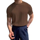 Rib-Knit Crewneck Shirt