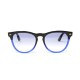 Ray Ban Unisex RB4471/663219 IRIS Sunglasses // Black on Transparent Blue