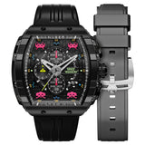 Nubeo Magellan Chronograph Space Invaders Limited Edition Quartz // NB-6024-SI-08