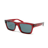Ray Ban Unisex RB4396/667987 Warren Sunglasses // Transparent Red