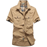 Tactical Cotton Button-Up