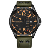 Stuhrling Original Aeronaut Japanese Aviator Quartz // 3916.3