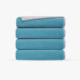 Double Face 4 Pieces Turkish Hand Towels Set