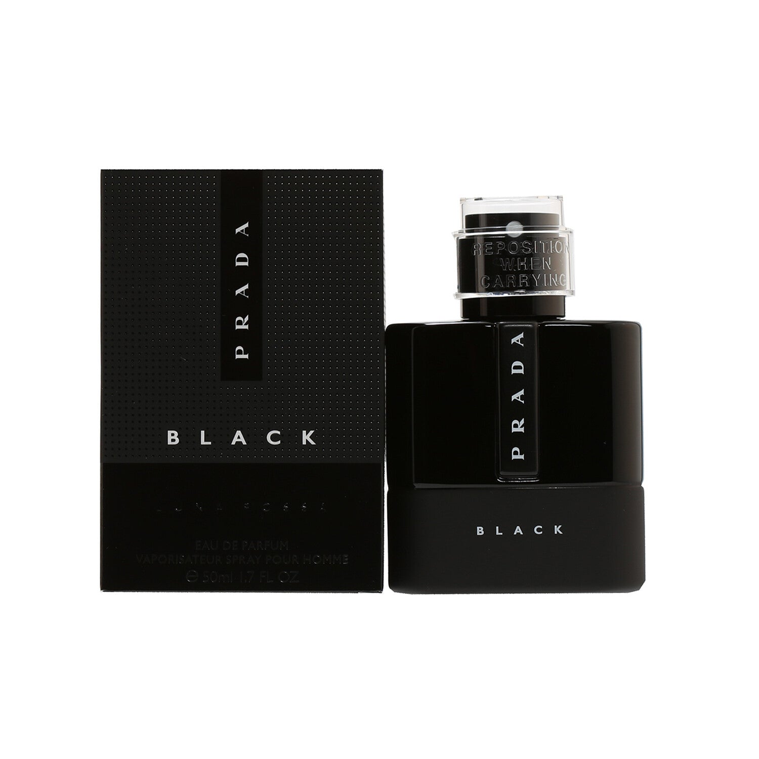 Men's Fragrance // Prada // Luna Rossa Black EDP Spray // 1.7 oz
