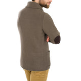 Double Breasted Knit Wool Cardigan