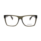 Salvatore Ferragamo // Men's // SF2953N 320 Square Optical Glasses // Translucent green + Clear Demo Lenses