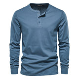 Solid Long-Sleeve Henley