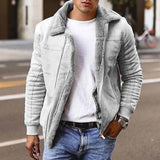 Fleece Lining Zip-Up Jacket