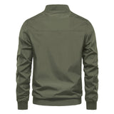 Mock-Neck Zip-Up Jacket