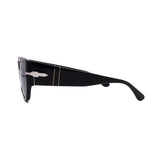 Persol // Men's // PO3308S 95/31 Square Sunglasses // Black + Green