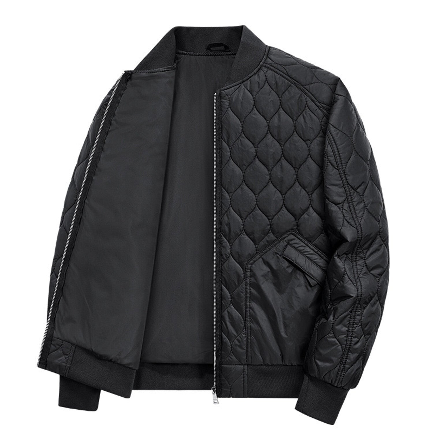Quilted Bomber Jacket