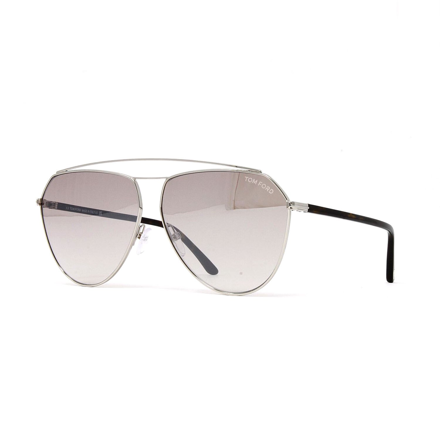 Tom Ford Unisex Sunglasses FT0681S 16G Shiny Palladium 63mm