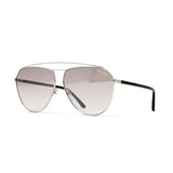 Tom Ford Unisex Sunglasses FT0681S 16G Shiny Palladium 63mm
