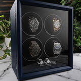 Oxford Guardian // 4-Slot Watch Winder // Blue