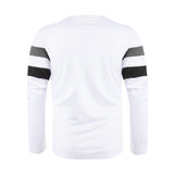 Crewneck Color-blocked Long-Sleeve Shirt