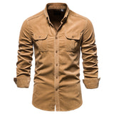 Long-Sleeve Field Button-Up