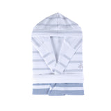 Brooks Brothers Turkish Peshtemal Bathrobe // Blue