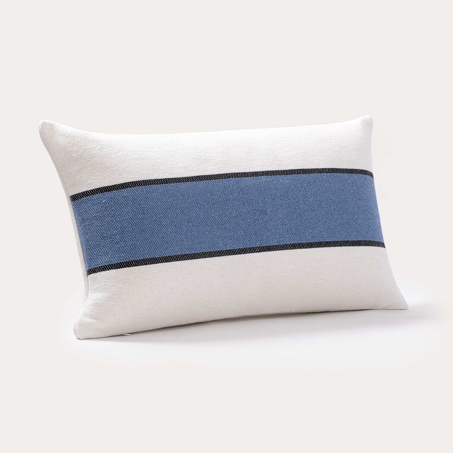 Striped Color Blocked Decorative Pillow