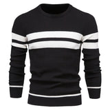 Crewneck Double Striped Sweater