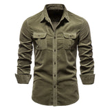 Long-Sleeve Field Button-Up