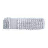 Herringbone Bath Sheet // Silver