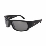 Maui Jim // Men's // 266-02MR World Cup Square Sunglasses // Rubber Black + Grey Polarized