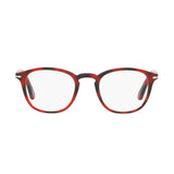 Persol // Men's PO3143V Optical Frames // Red Grid