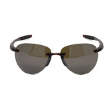 Revo Men's // Descend Rimless Sunglasses // Crystal + Brown Terra
