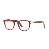 Persol // Men's PO3143V Optical Frames // Red Grid