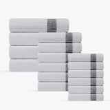 Pera 16 Pieces Turkish Towels Set