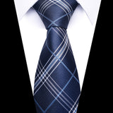 Men's Necktie // Midnight Plaid